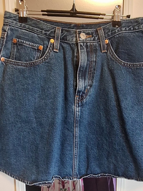 Levi's Dresses & Skirts - Levi's Blue Denim Bootcut Skirt